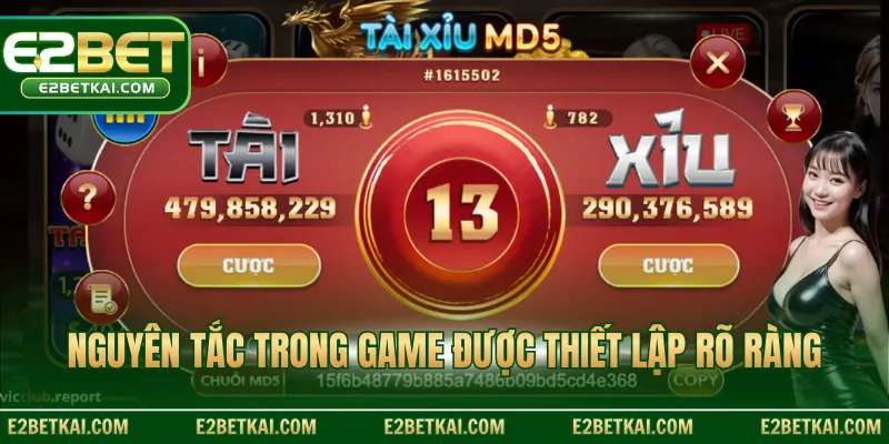 Nguyên tắc trong game được thiết lập rõ ràng